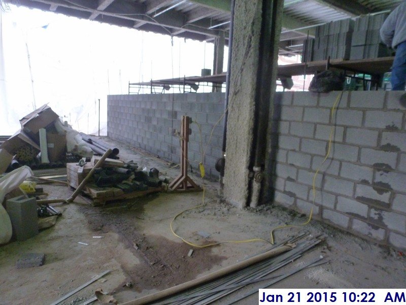Laying out block at the 1st floor Facing West